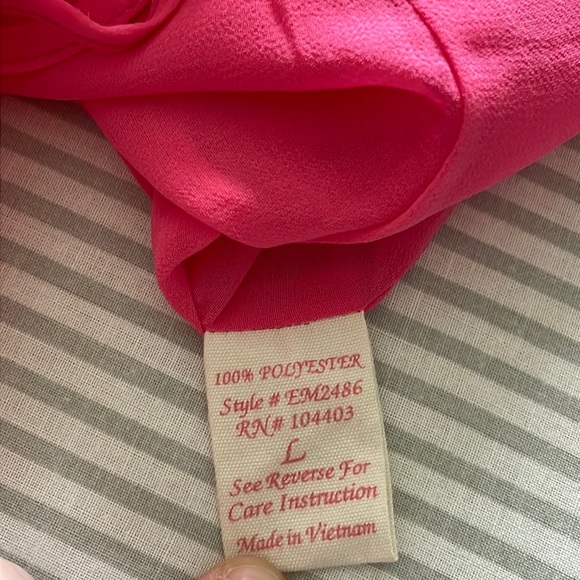 E&M Fuchsia Pink Sleeveless Cropped Cami, Size M - Picture 10 of 12